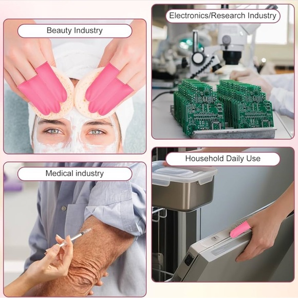 Disposable Silicone Finger Cots and Protectors- FINGER CONDOMS - Picture 4 of 4